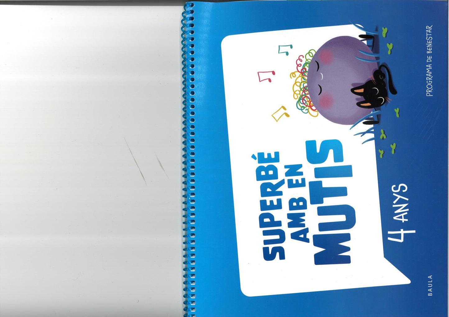 Quadern Superbé amb en Mutis 4 anys Infantil - Programa de benestar