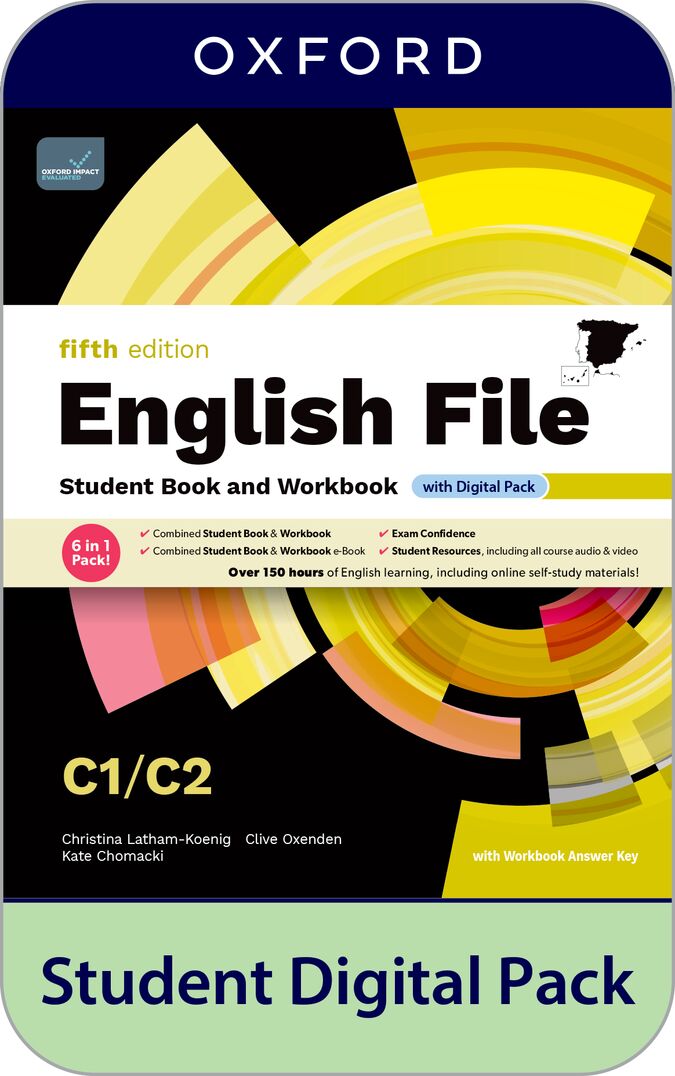 English File 5th Edition C1-C2. Student's Book and Workbook and digital with Key Pack