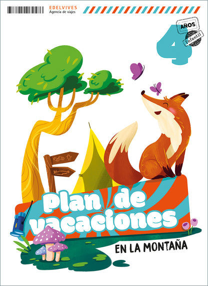Plan de vacaciones - En la montaña - 4 años