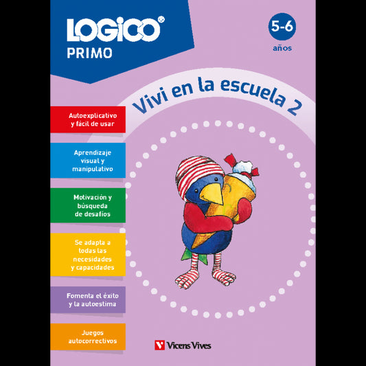 Logico Primo. Vivi en la escuela 2 (5-6 años) 16 fichas