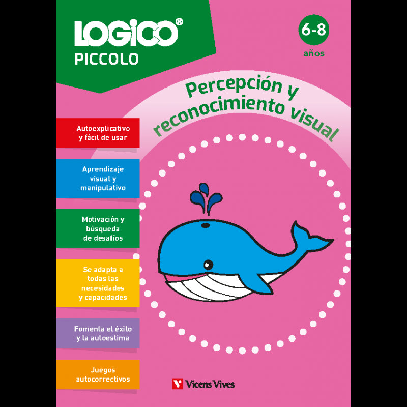 Logico Piccolo. Percepción y reconocimiento visual (6-8 años) 16 fichas