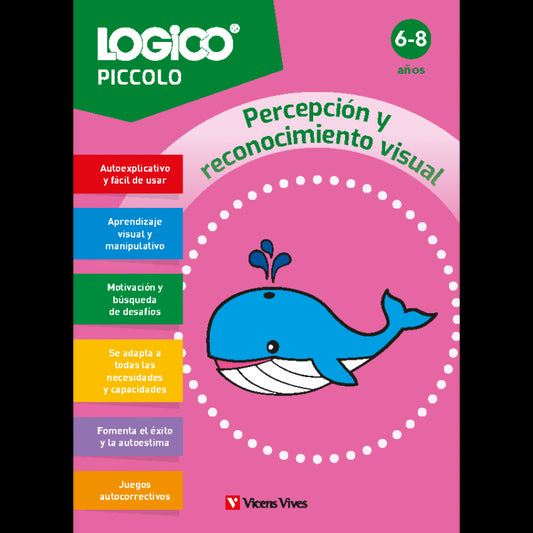 Logico Piccolo. Percepción y reconocimiento visual (6-8 años) 16 fichas