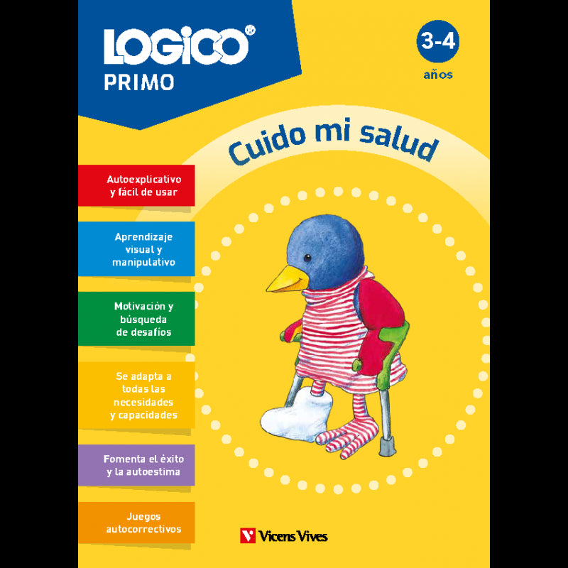 Logico Primo. Cuido mi salud. (3-4 años) 16 fichas