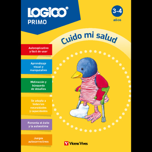 Logico Primo. Cuido mi salud. (3-4 años) 16 fichas