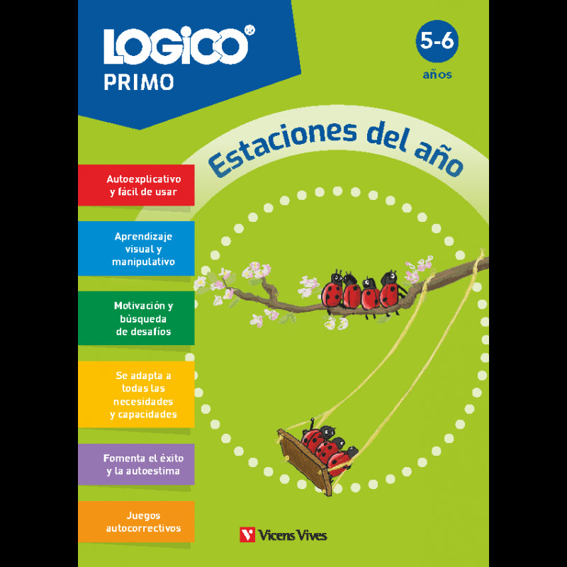 Logico Primo. Estaciones del año (5-6 años) 16 fichas