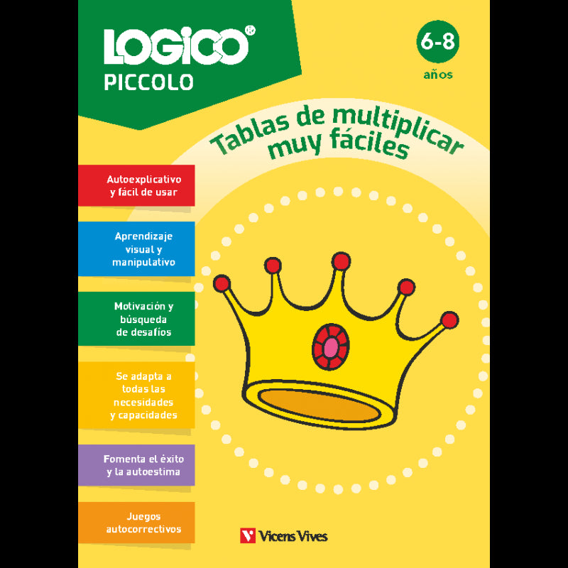 Logico Piccolo. Tablas de multiplicar muy fáciles. (6-8 años)
