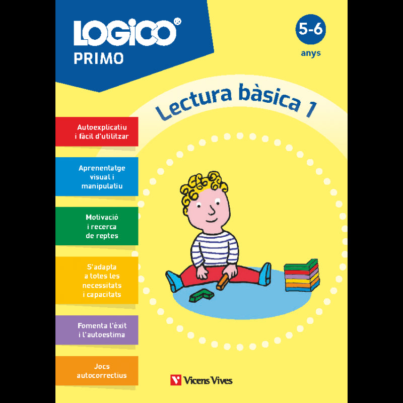 Logico Primo. Lectura bàsica 1 (5-6 anys) 16 fitxes