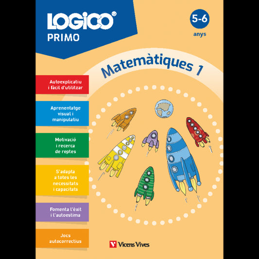 Logico Primo. Matemàtiques 1 (5-6 anys) 16 fitxes