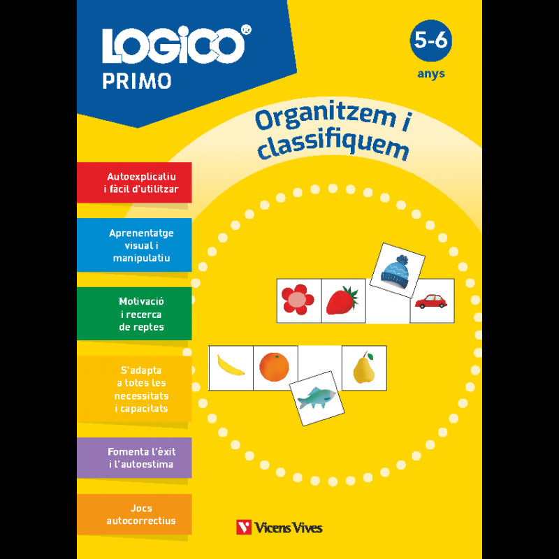 Logico Primo. Organitzem i classifiquem (5-6 anys) 16 fitxes