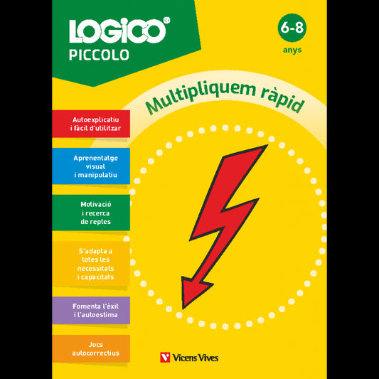 Logico Piccolo. Multipliquem ràpid (6-8 anys) 16 fitxes