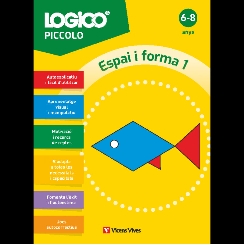 Logico Piccolo. Espai i forma 1 (6-8 anys) 16 fitxes