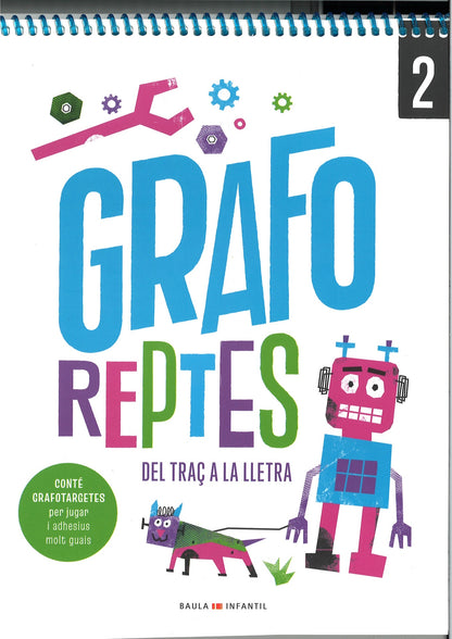Grafo Reptes - Del traç a la lletra 2 - Infantil