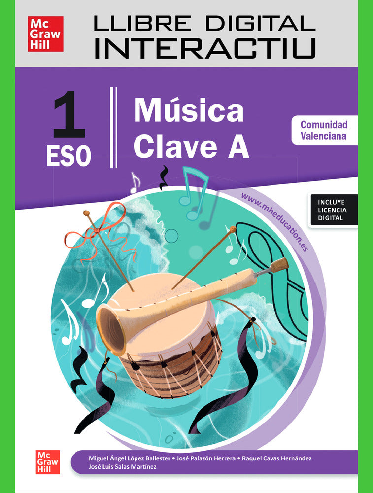 Llibre digital interactiu Música 1r ESO Comunitat Valenciana