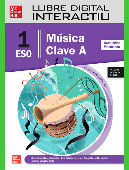 Llibre digital interactiu Música 1r ESO Comunitat Valenciana