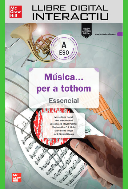 Llibre digital interactiu Música... per a tothom ESO A. Essencial