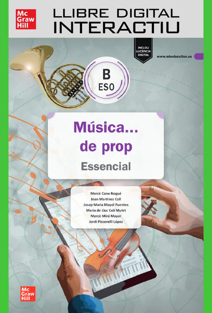 Llibre digital interactiu Música... de prop B ESO. Essencial