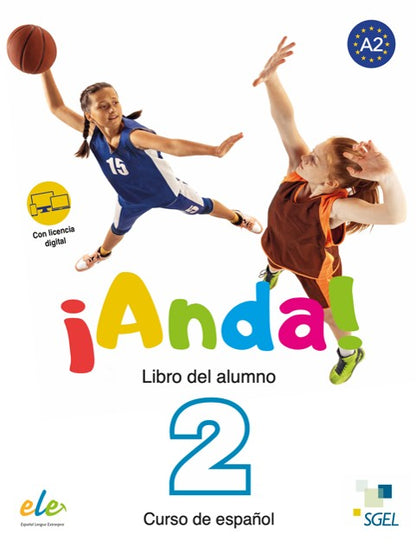 ¡Anda! 2 Libro del alumno + licencia digital