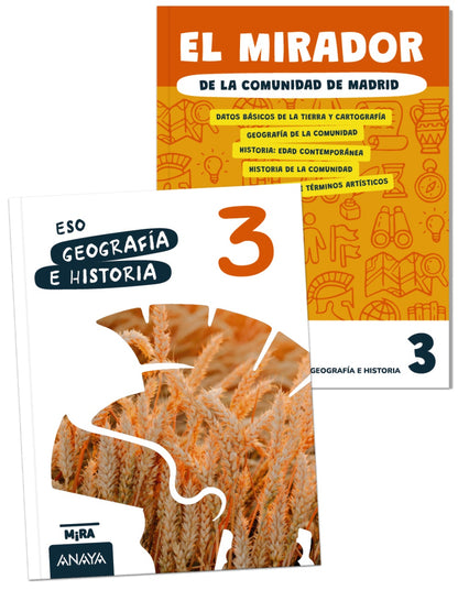 Geografía e Historia 3 + El mirador de la Comunidad de Madrid
