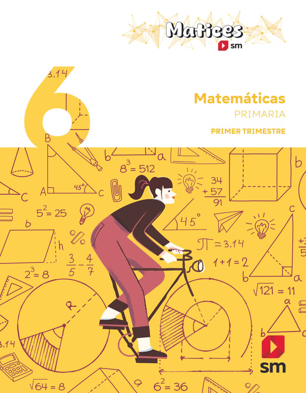 Matemáticas. 6 Primaria. Trimestres. Matices