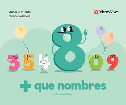 + que nombres. Quadern 8 VAL