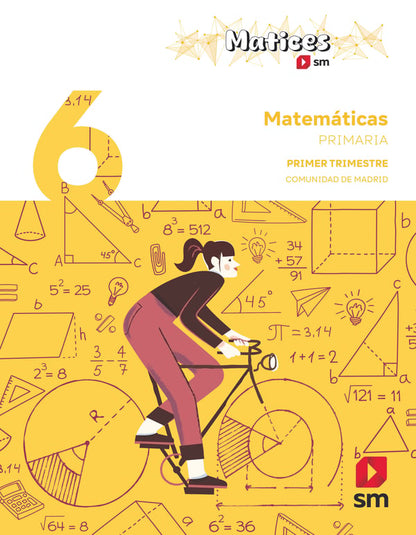 Matemáticas. 6 Primaria. Trimestres. Matices. Comunidad de Madrid