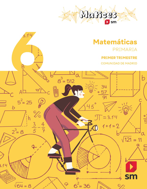 Matemáticas. 6 Primaria. Trimestres. Matices. Comunidad de Madrid