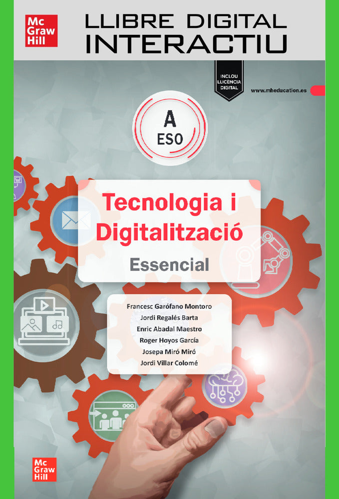 Llibre digital interactiu Tecnologia i Digitalització A ESO. Essencial