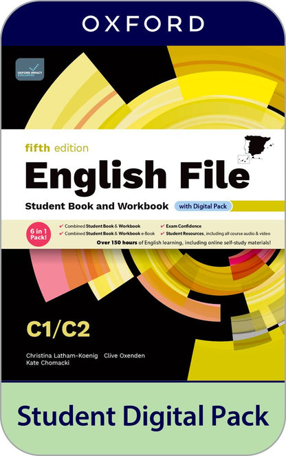 English File 5th Edition C1-C2. Student's Book and Workbook and digital without Key Pack
