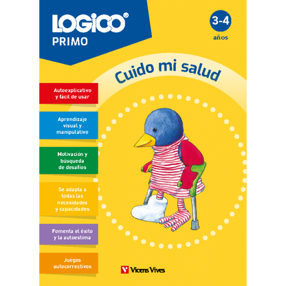 Logico Primo. Cuido mi salud. (3-4 años) 16 fichas