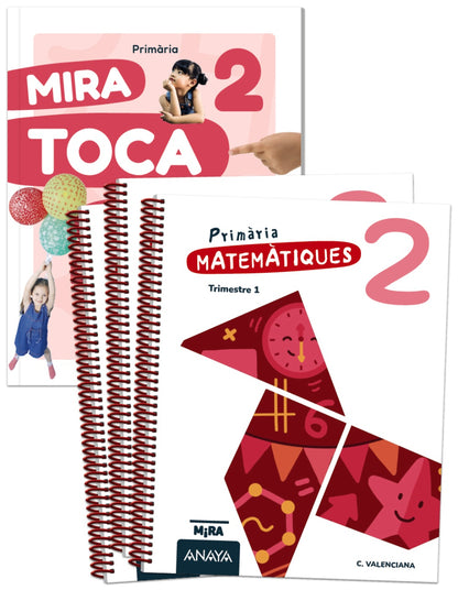 Matemàtiques 2. + Mira, toca, sent... les mates 2