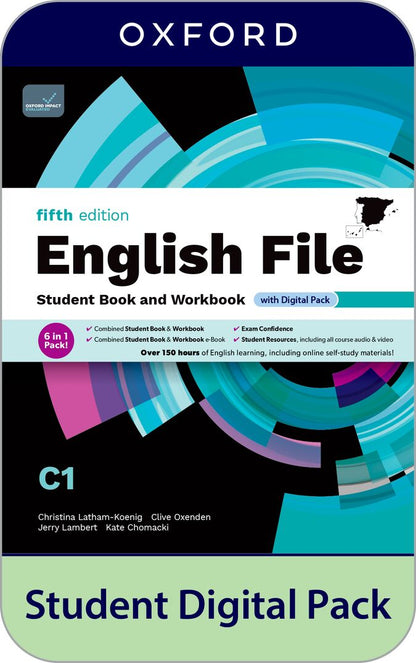 English File 5th Edition C1. Student's Book and Workbook and digital without Key Pack