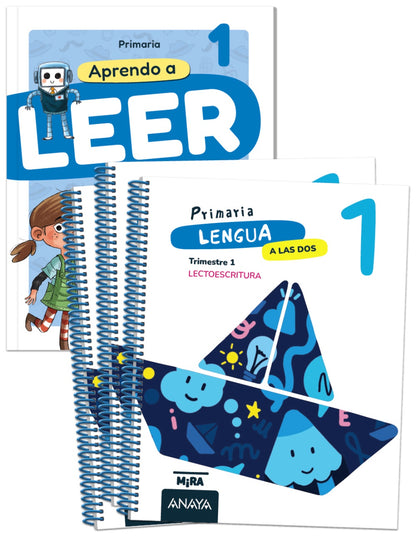 Lengua 1. A las dos. + Aprendo a leer con Detectives del recreo
