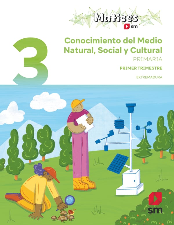 Conocimiento del Medio Natural, Social y Cultural. 3 Primaria. Trimestres. Matices. Extremadura