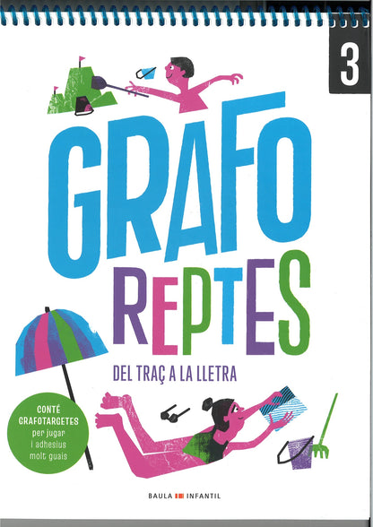 Grafo Reptes - Del traç a la lletra 3 - Infantil