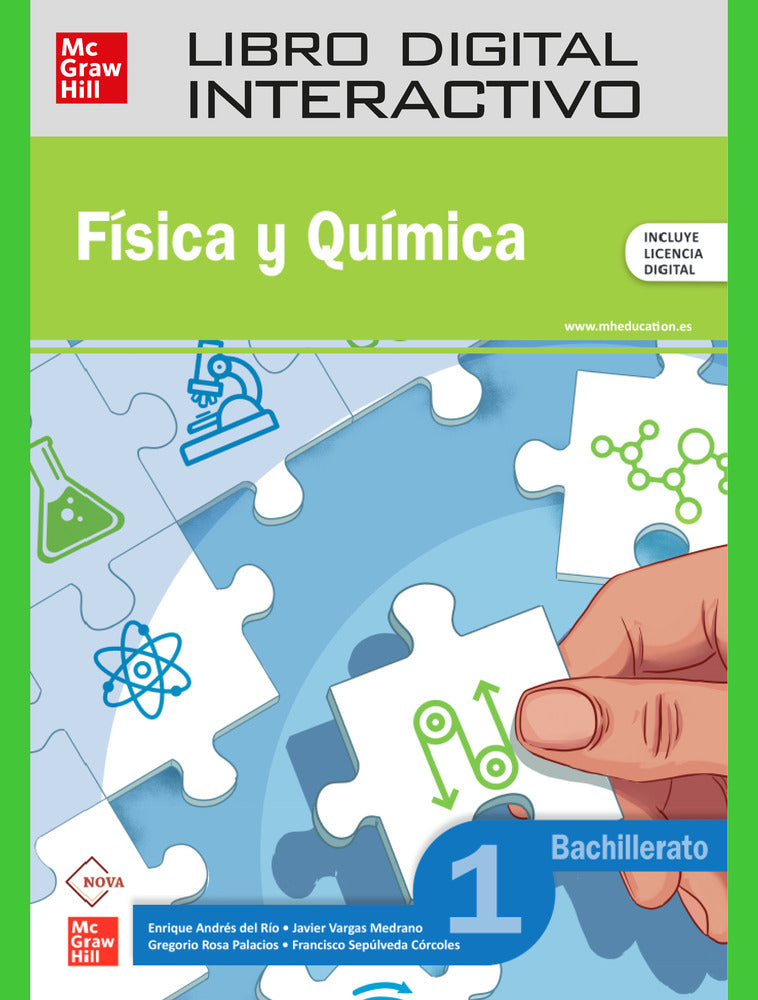 Libro digital Interactivo Física y Química 1.º Bachillerato NOVA