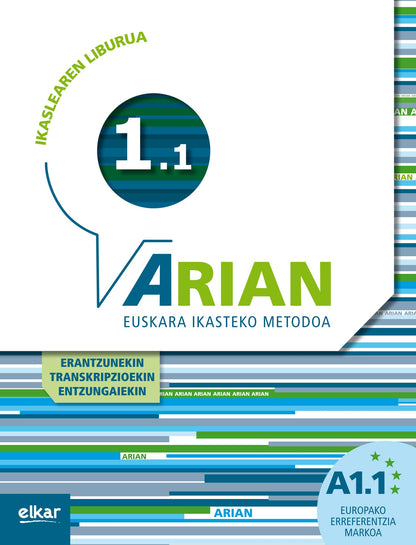 Arian A1.1. Ikaslearen liburua - (Erantzunak eta transkripzioak + CD audioa)