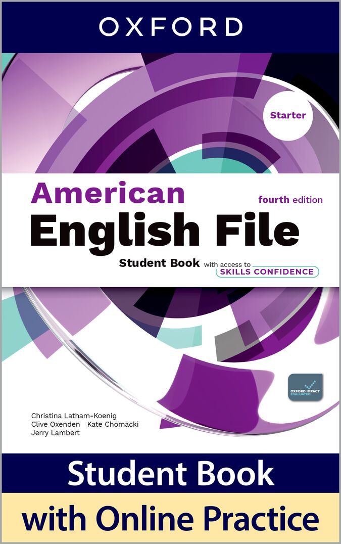 American English File 4th Edition Starter. Student's Book with access to Skills Confidence
