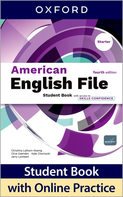 American English File 4th Edition Starter. Student's Book with access to Skills Confidence