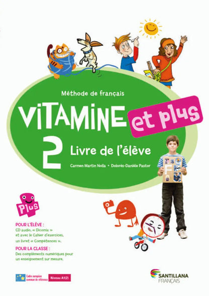 VITAMINE ET PLUS 2 LIVRE ELEVE