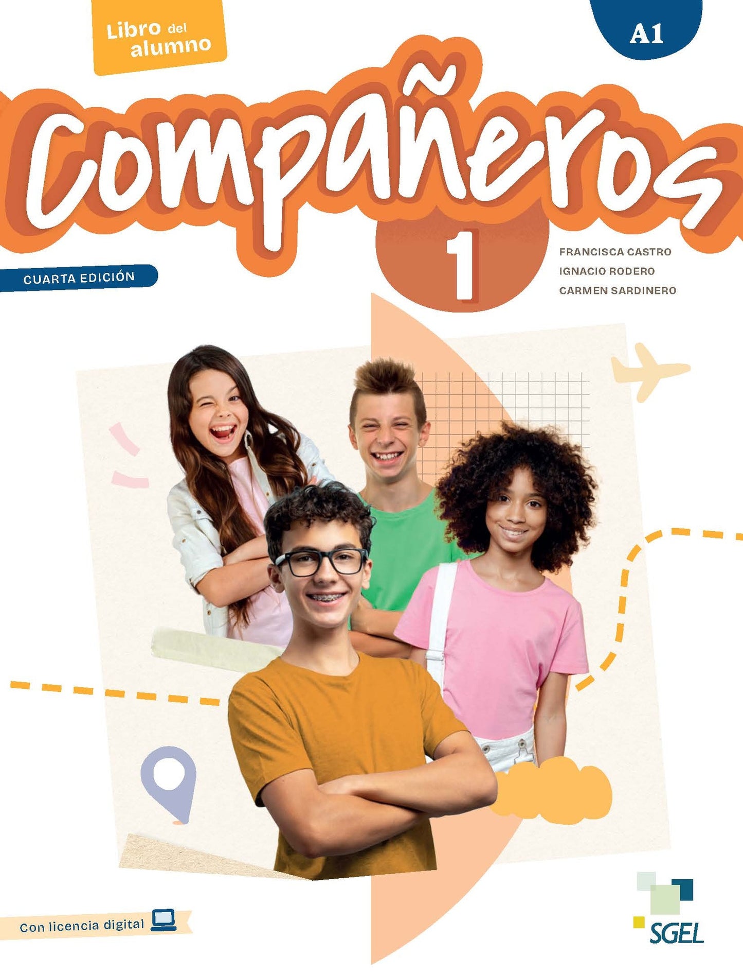Compañeros 1 (cuarta edición) libro del alumno + licencia digital