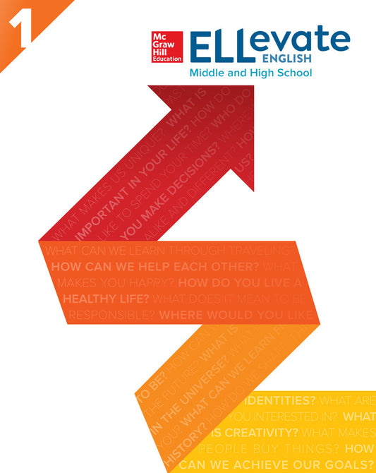 ELLevate English: Middle and High School Workbook Level 1