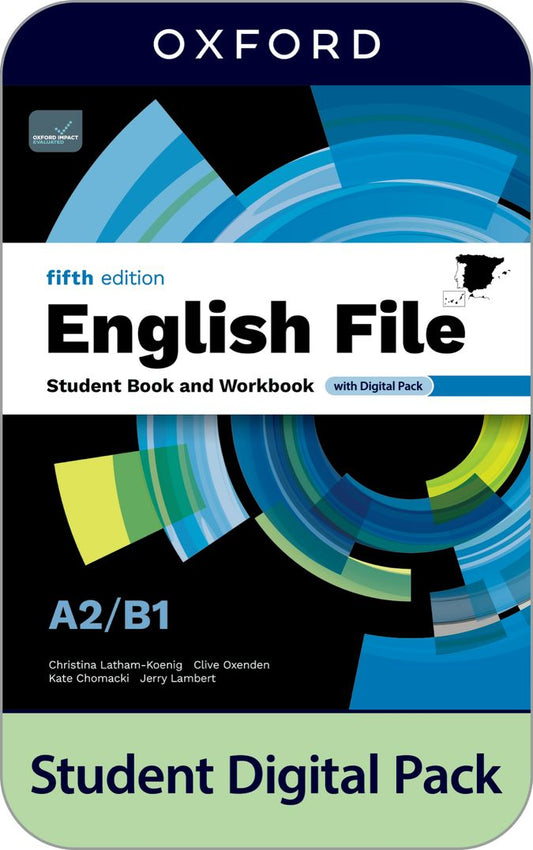 English File 5th Edition A2/B1. Student's Book and Workbook and digital without Key Pack