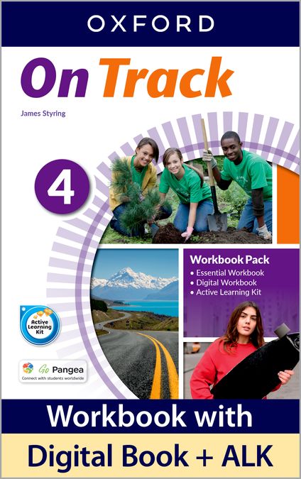 On Track 4 Workbook + Active Learning Kit (monolingual)