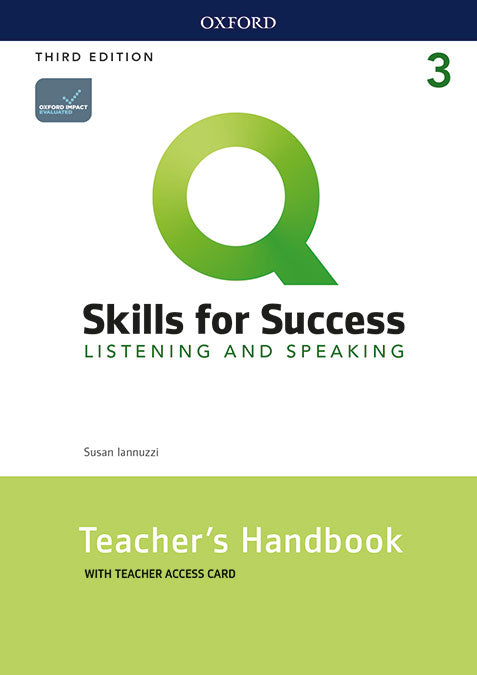 Q Skills for Success (3rd Edition) Listening & Speaking 2. Teacher's Book Pack