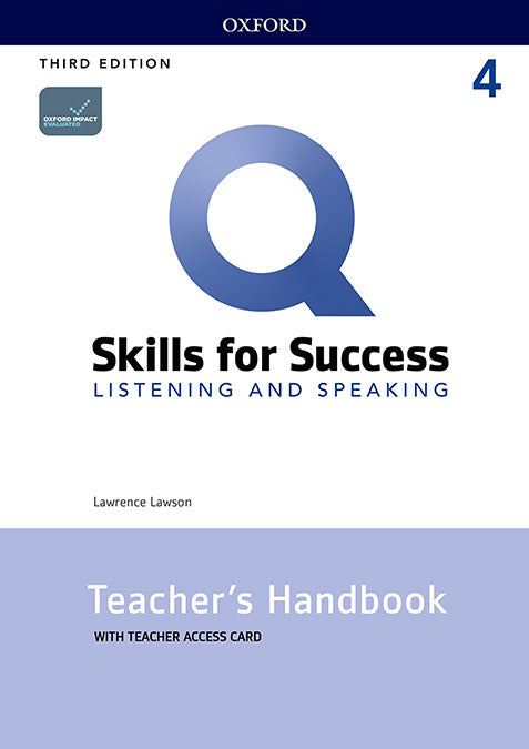 Q Skills for Success (3rd Edition) Listening & Speaking 3. Teacher's Book Pack