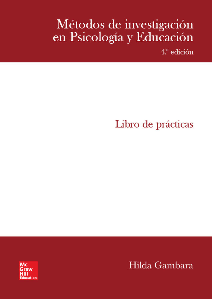 POD - Metodos de investigacion en Psicologia y Educacion. Libro de pract