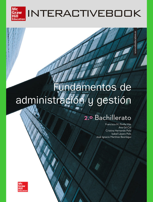 Libro digital interactivo Fundamentos de administración y gestión 2.º Bachillerato