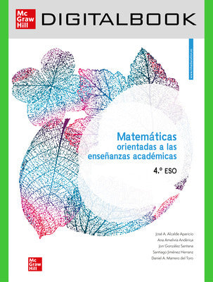 Libro digital interactivo Matemáticas académicas 4.º ESO