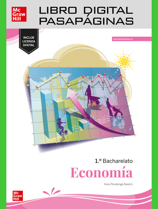 Libro dixital pasapáxinas Economía 1.º Bachalerato - Galicia