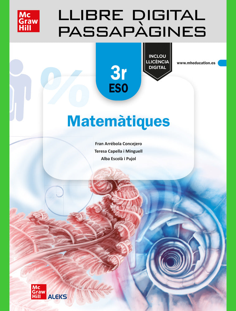 Llibre digital passapàgines Matemàtiques 3r ESO